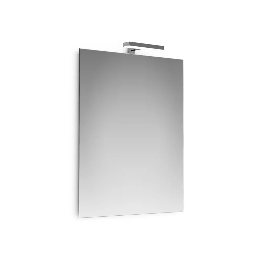 SPECCHIO A FILO  60X80 CM C/LAMPADA LED 18 CM