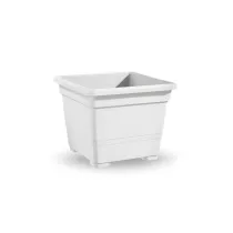 VASO QUADRATO CM.45 BIANCO