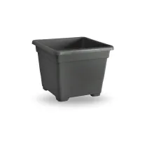 VASO QUADRATO CM.45 ANTRACITE