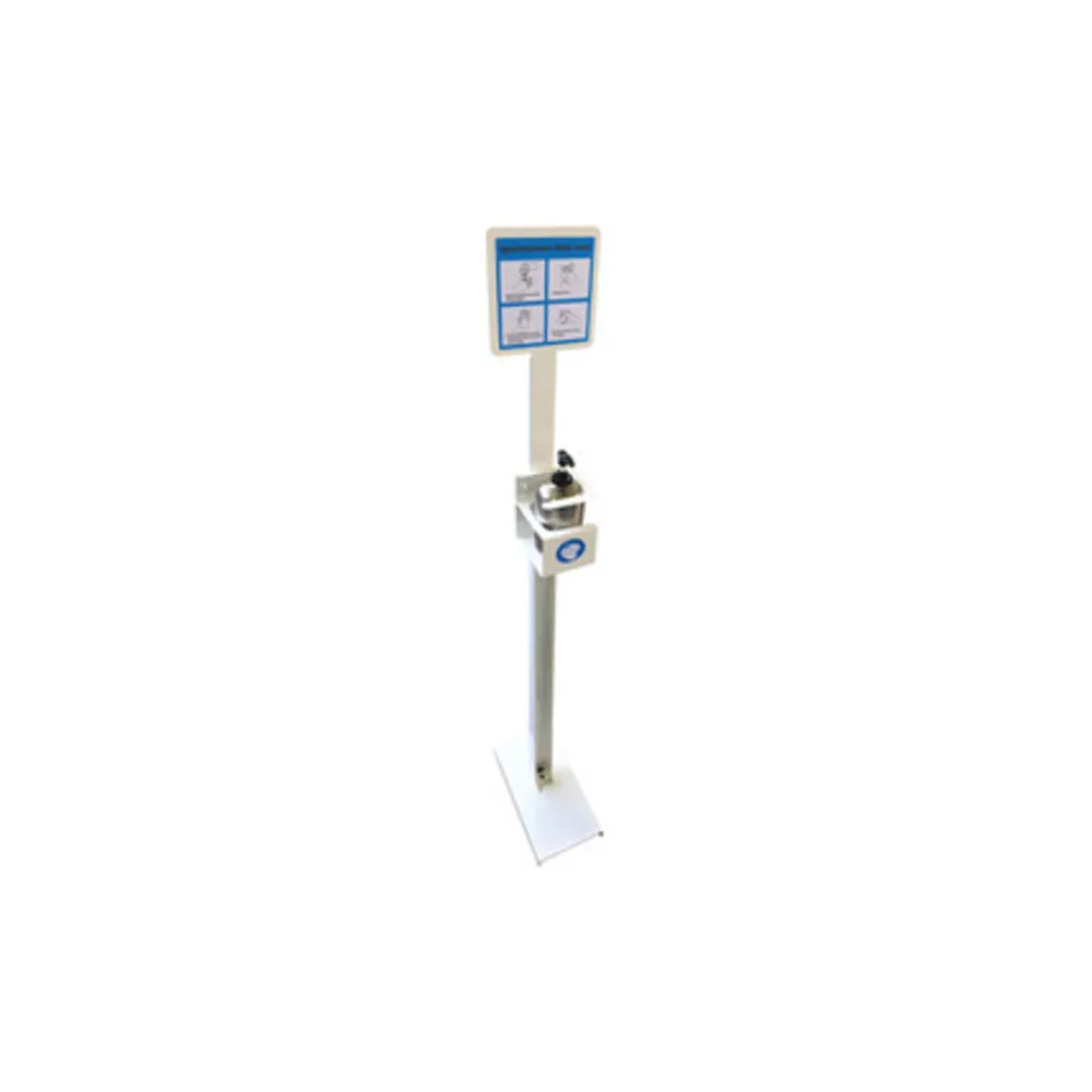 PORTA DISPENSER GEL PIANTANA D 80 MM H 1250 PORTA DISPENSER GEL PIANTANA D 80 MM H 1250