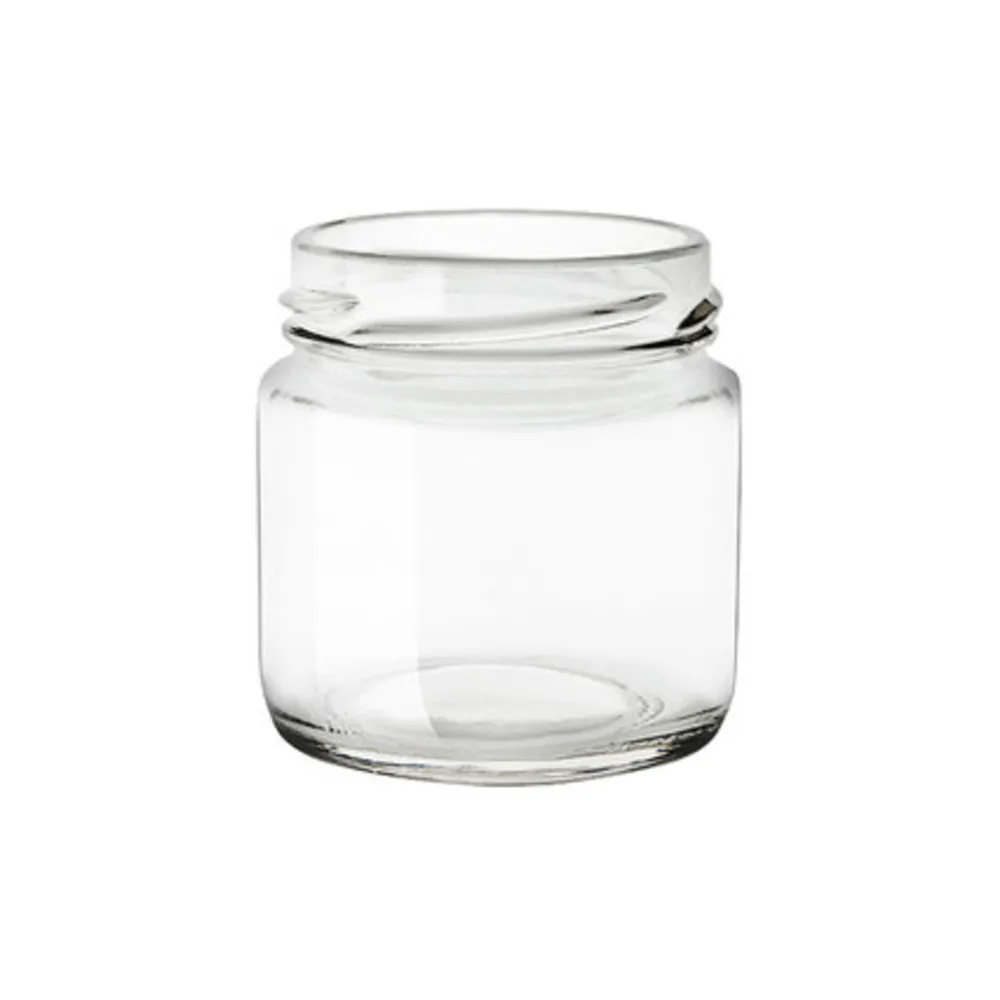 BARATTOLO IN VETRO  106 CC BOCCA D 53 MM (35