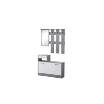 MOBILE INGRESSO MOD.RUDOLF BIANCO/CEMENTO CM.100X180