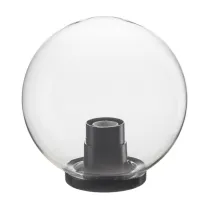 GLOBO TRASPARENTE D 25 CM C/BASE E27 (2