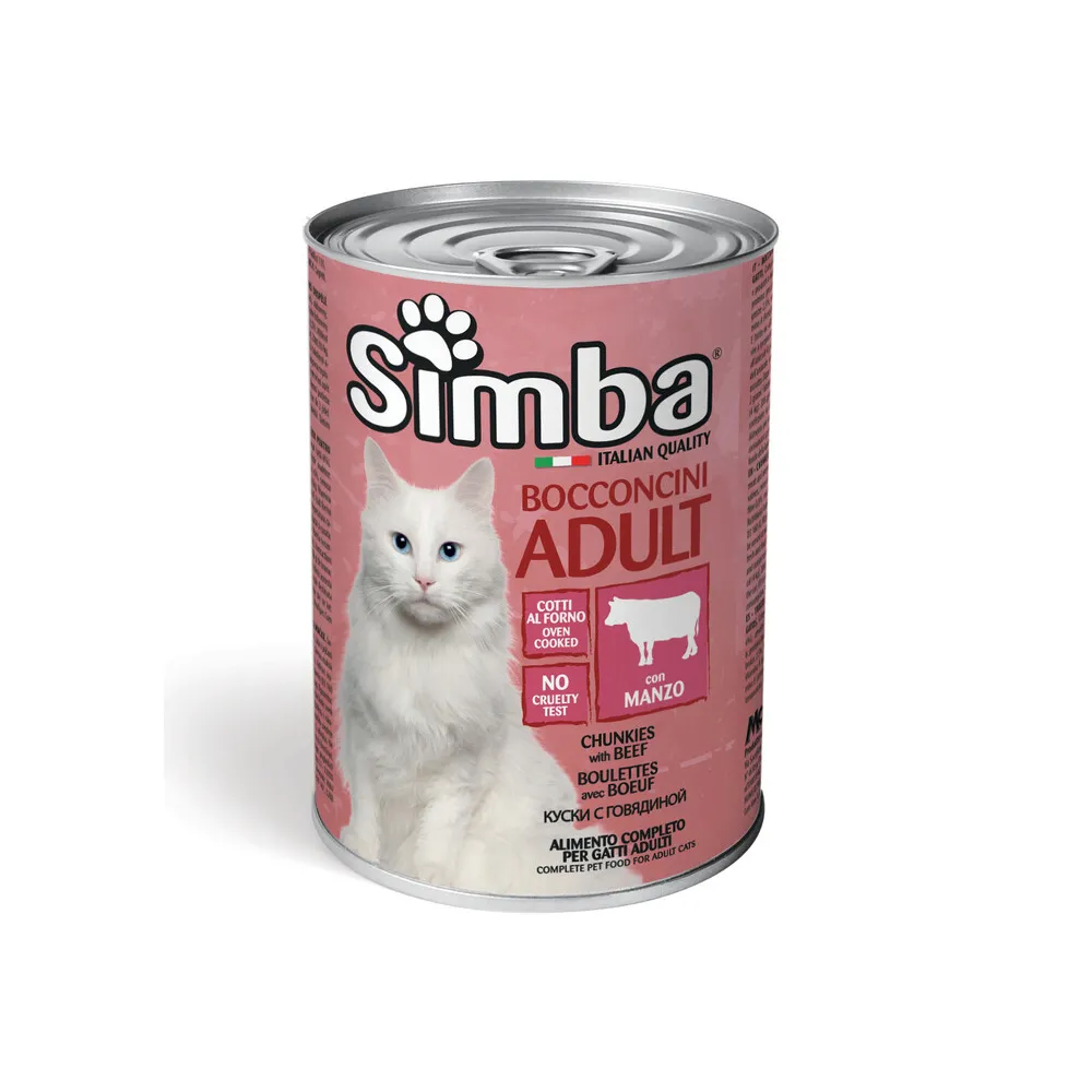CIBO GATTO MONGE SIMBA 415 G BOCCONCINI VITELLO (24 CIBO GATTO MONGE SIMBA 415 G BOCCONCINI VITELLO (24