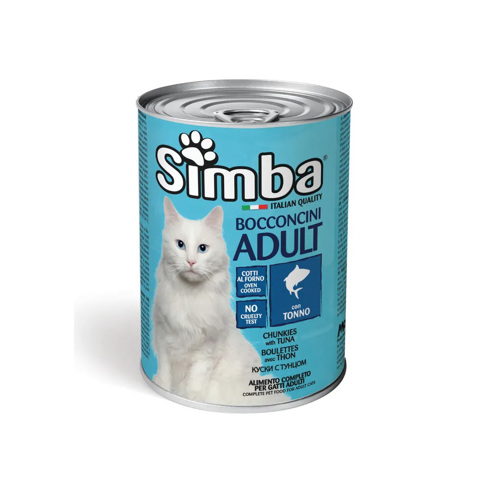 CIBO GATTO MONGE SIMBA 415 G BOCCONCINI TONNO (24 CIBO GATTO MONGE SIMBA 415 G BOCCONCINI TONNO (24