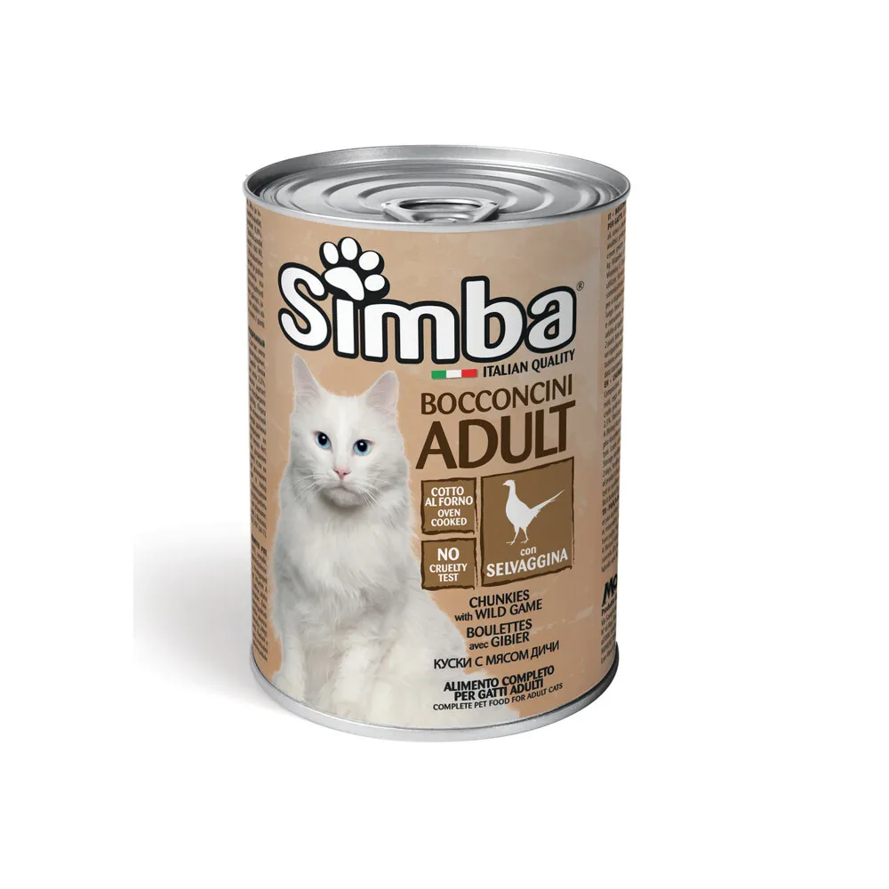 CIBO GATTO MONGE SIMBA 415 G BOCCONCINI SELVAGG (24 CIBO GATTO MONGE SIMBA 415 G BOCCONCINI SELVAGG (24