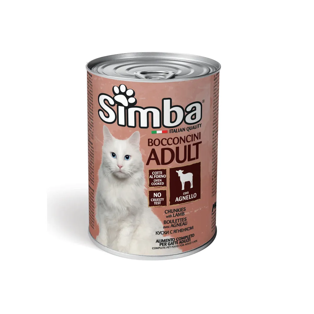 CIBO GATTO MONGE SIMBA 415 G BOCCONCINI AGNELLO (24 CIBO GATTO MONGE SIMBA 415 G BOCCONCINI AGNELLO (24