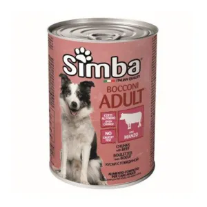 CIBO CANE MONGE SIMBA  415 G BOCCONC VITELLO (24