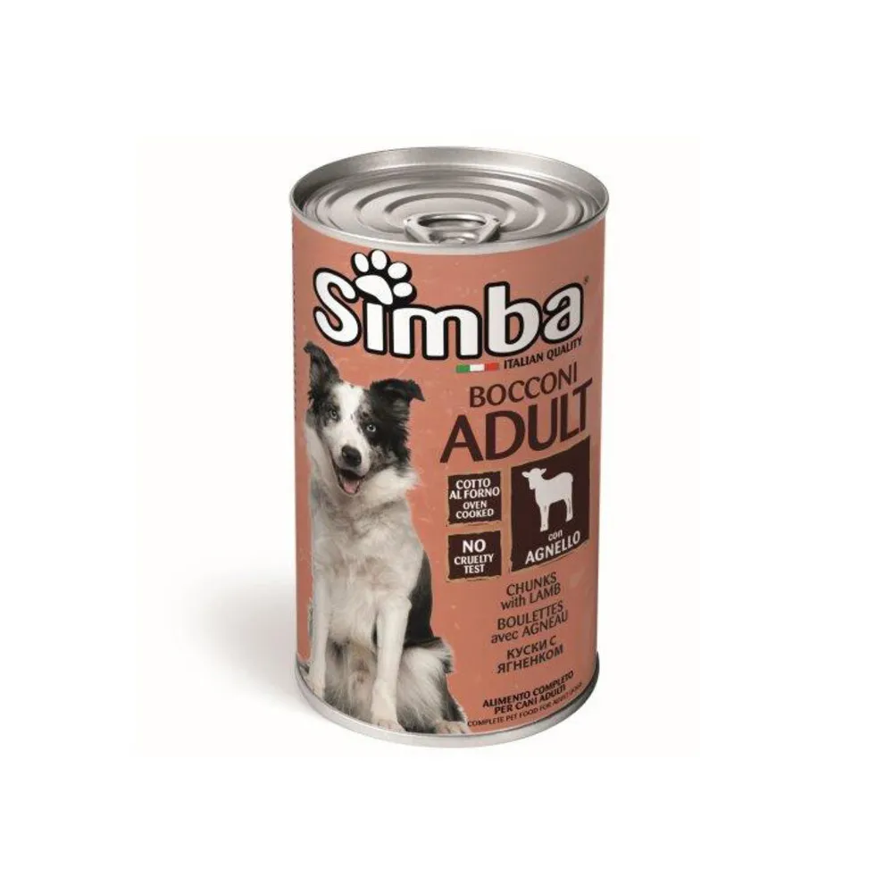 CIBO CANE MONGE SIMBA 1230 G BOCCONC AGNELLO CIBO CANE MONGE SIMBA 1230 G BOCCONC AGNELLO