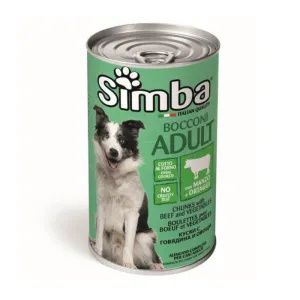 CIBO CANE MONGE SIMBA 1230 G BOCCONC MAN VERD