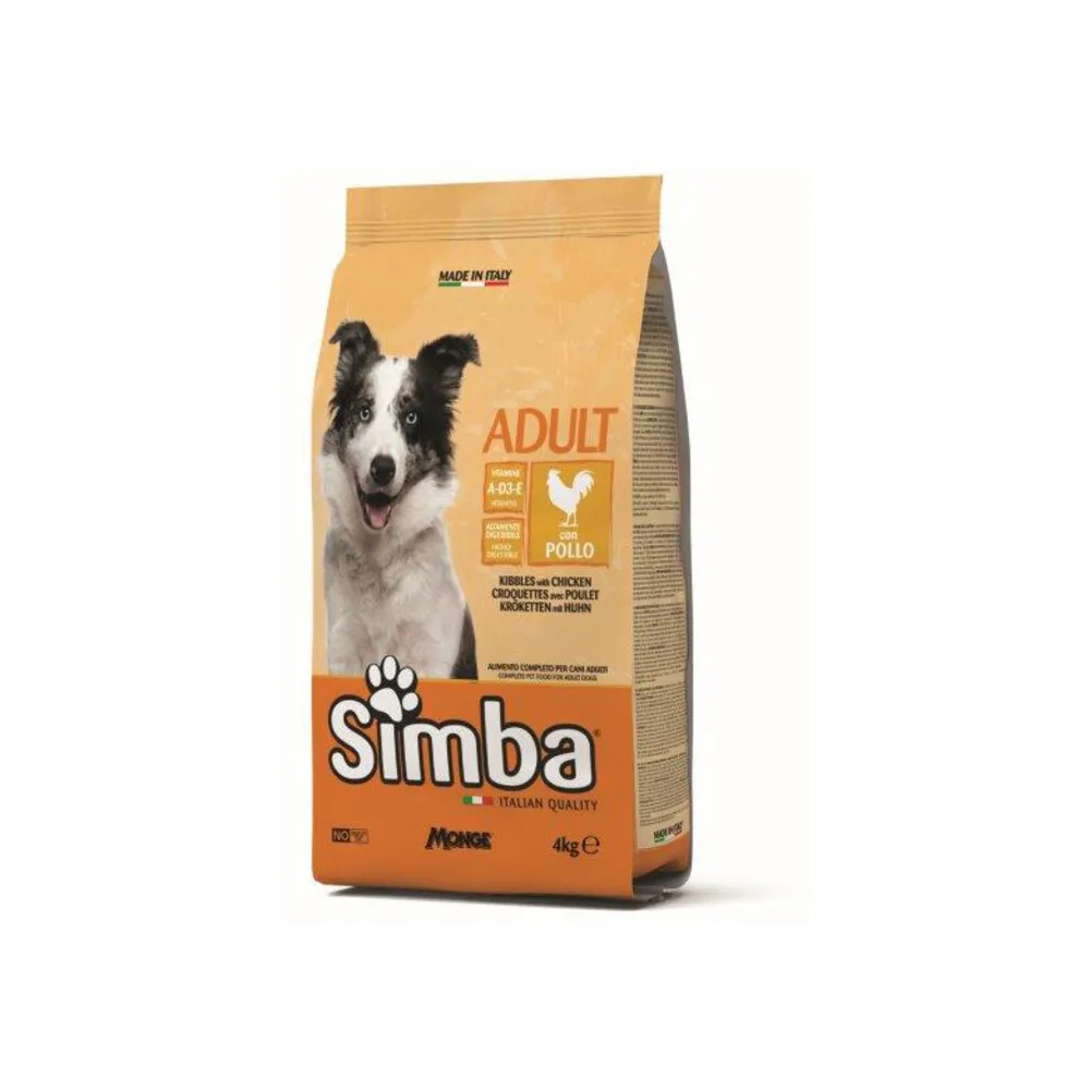 CROCCHETTA CANE MONGE SIMBA 4 KG ADULT POLLO CROCCHETTA CANE MONGE SIMBA 4 KG ADULT POLLO