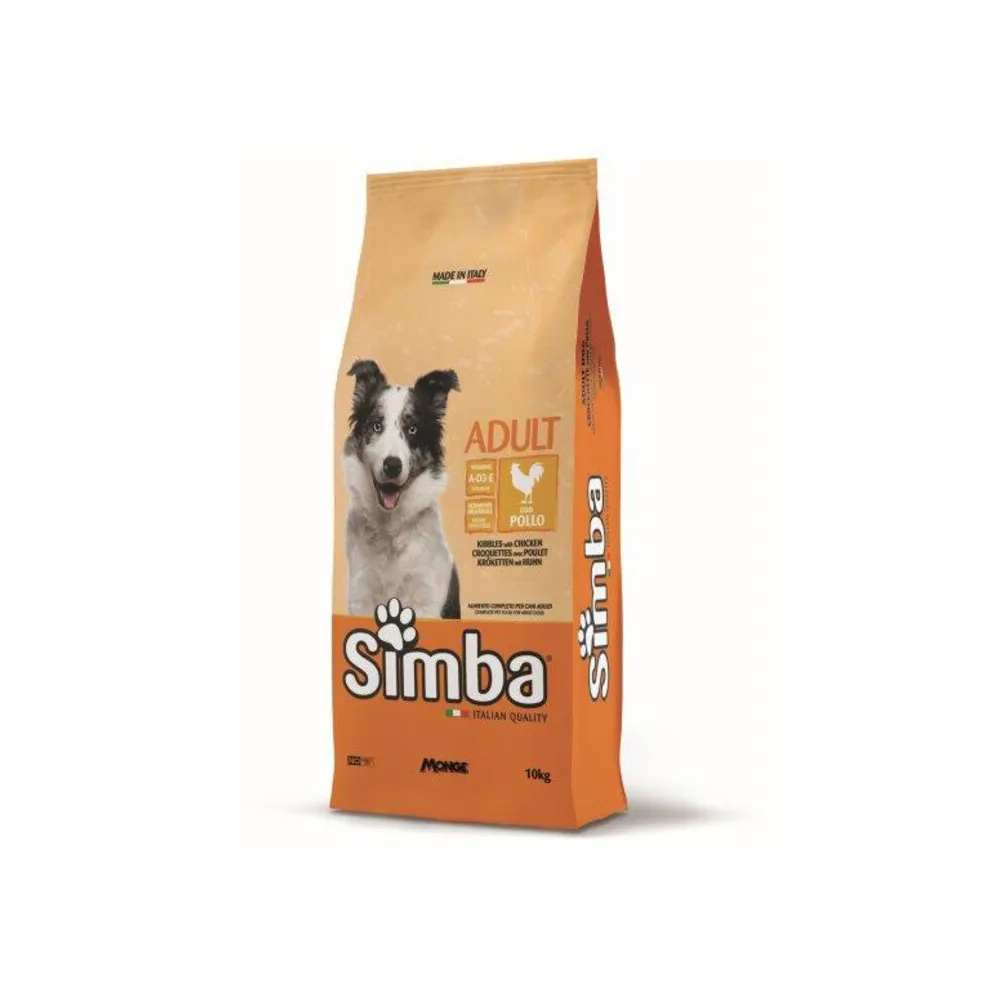 CROCCHETTA CANE MONGE SIMBA 10 KG ADULT POLLO CROCCHETTA CANE MONGE SIMBA 10 KG ADULT POLLO