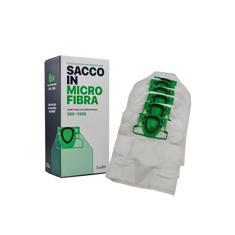 RICAMBIO FOLLETTO SACCO IN MICROFIBRA K200/220S PZ.6 RICAMBIO FOLLETTO SACCO IN MICROFIBRA K200/220S PZ.6