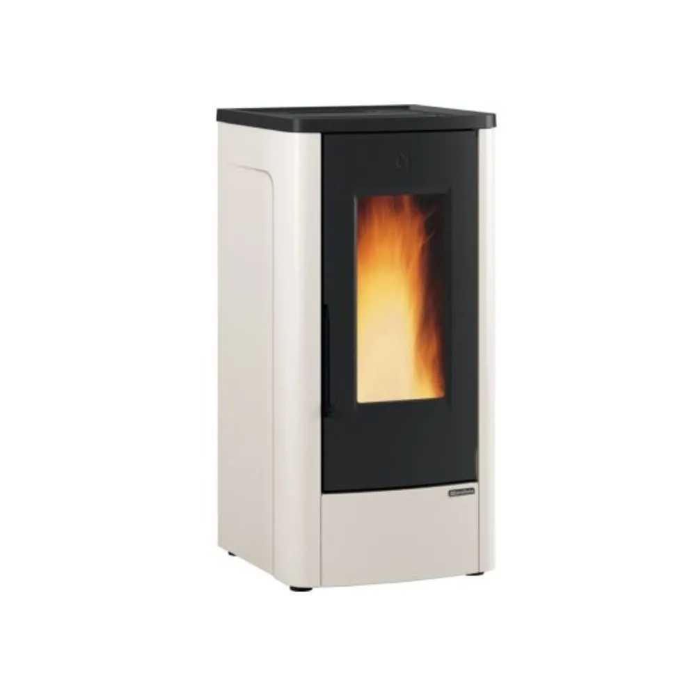 STUFA PELLET CANALIZ 10 KW DAHIANA PLUS VFS AVORIO