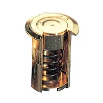 SC POZZETTO A MOLLA OTTONE LUCIDO D  6X30 MM (5