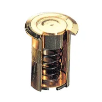 PL POZZETTO A MOLLA OTTONE LUCIDO D 20X30 MM (5