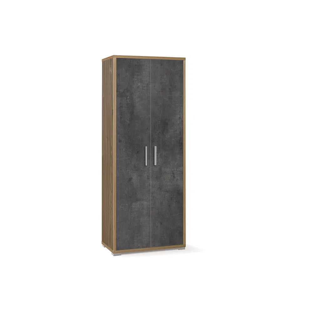 UFFICIO DOUBLE MOBILE 2A 182X71 NOCE ST/OSS.NERO