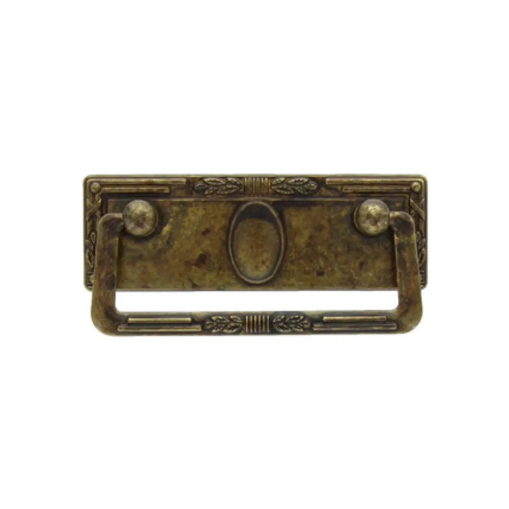BL MANIGLIA 06060 97X45 MM P.P.OTTONE ANTICATO (5 BL MANIGLIA 06060 97X45 MM P.P.OTTONE ANTICATO (5