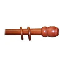 BASTONE LEGNO A TIRO D 35 CILIEGIO 300CM S/SUPP.