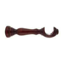 SUPPORTO LEGNO P/BASTONE CILIEGIO 18 CM 2 PZ