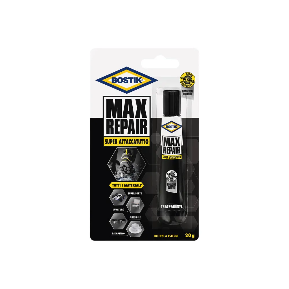 BOSTIK COLLA MAX REPAIR 20 G BLISTER (6 BOSTIK COLLA MAX REPAIR 20 G BLISTER (6