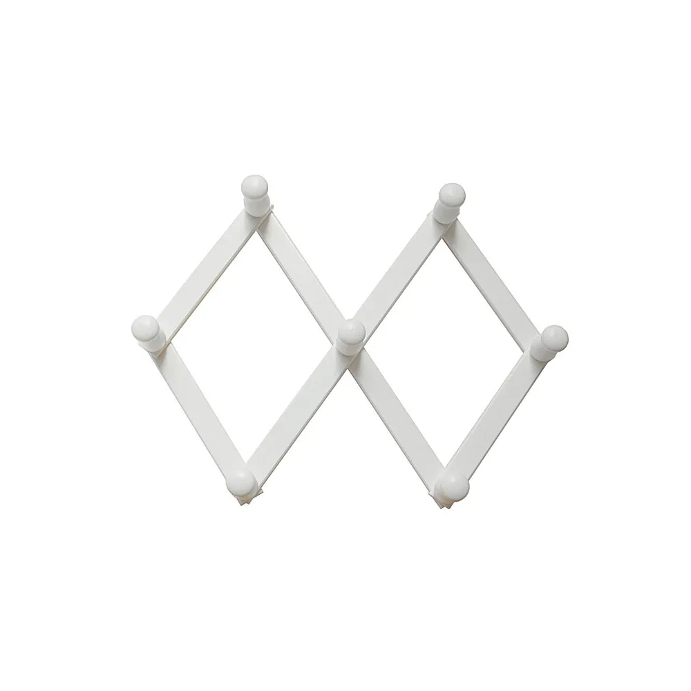 BL APPENDIABITI ESTENSIBILE A 7 GANCI BIANCO* (2 BL APPENDIABITI ESTENSIBILE A 7 GANCI BIANCO* (2