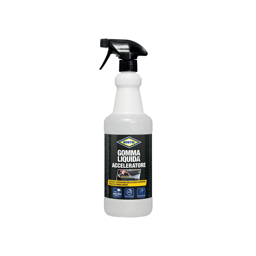 BOSTIK GOMMA LIQUIDA ACCELERATORE 1 L. (6 BOSTIK GOMMA LIQUIDA ACCELERATORE 1 L. (6