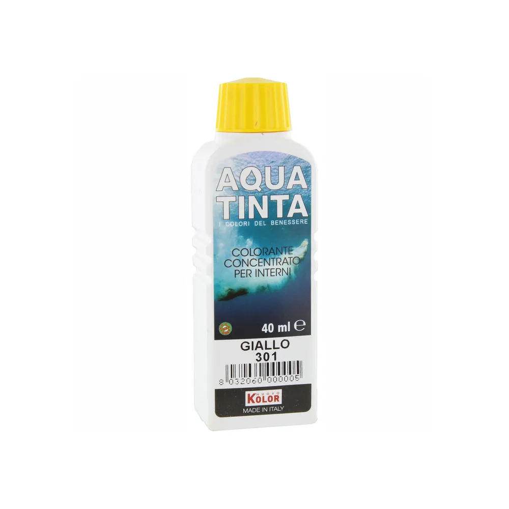 AQUATINTA P/INTERNI 40 ML GIALLO 301 (10 AQUATINTA P/INTERNI 40 ML GIALLO 301 (10