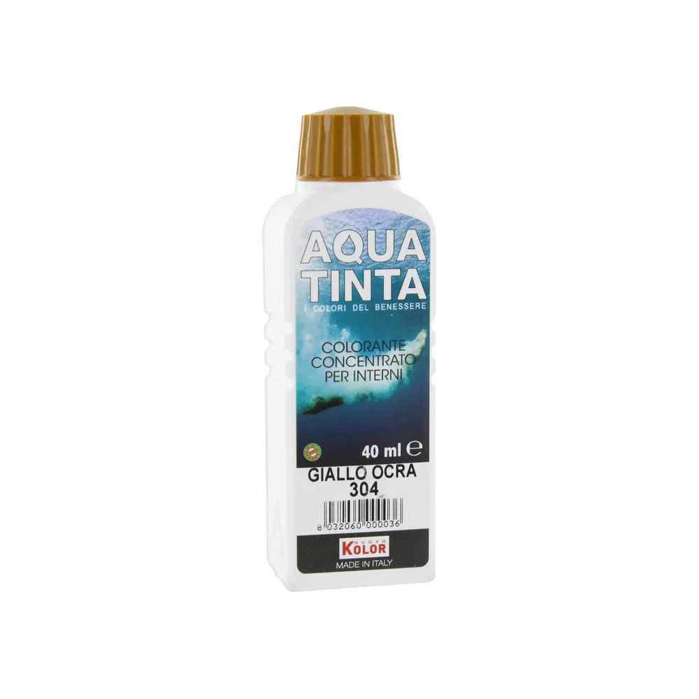 AQUATINTA P/INTERNI 40 ML GIALLO OCRA 304 (10 AQUATINTA P/INTERNI 40 ML GIALLO OCRA 304 (10