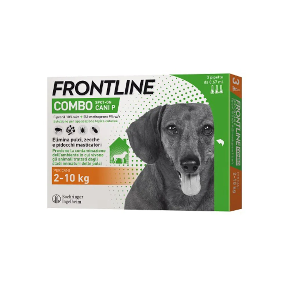 FRONTLINE COMBO 02-10 KG CANI PICCOLI 3 PIPETTE FRONTLINE COMBO 02-10 KG CANI PICCOLI 3 PIPETTE
