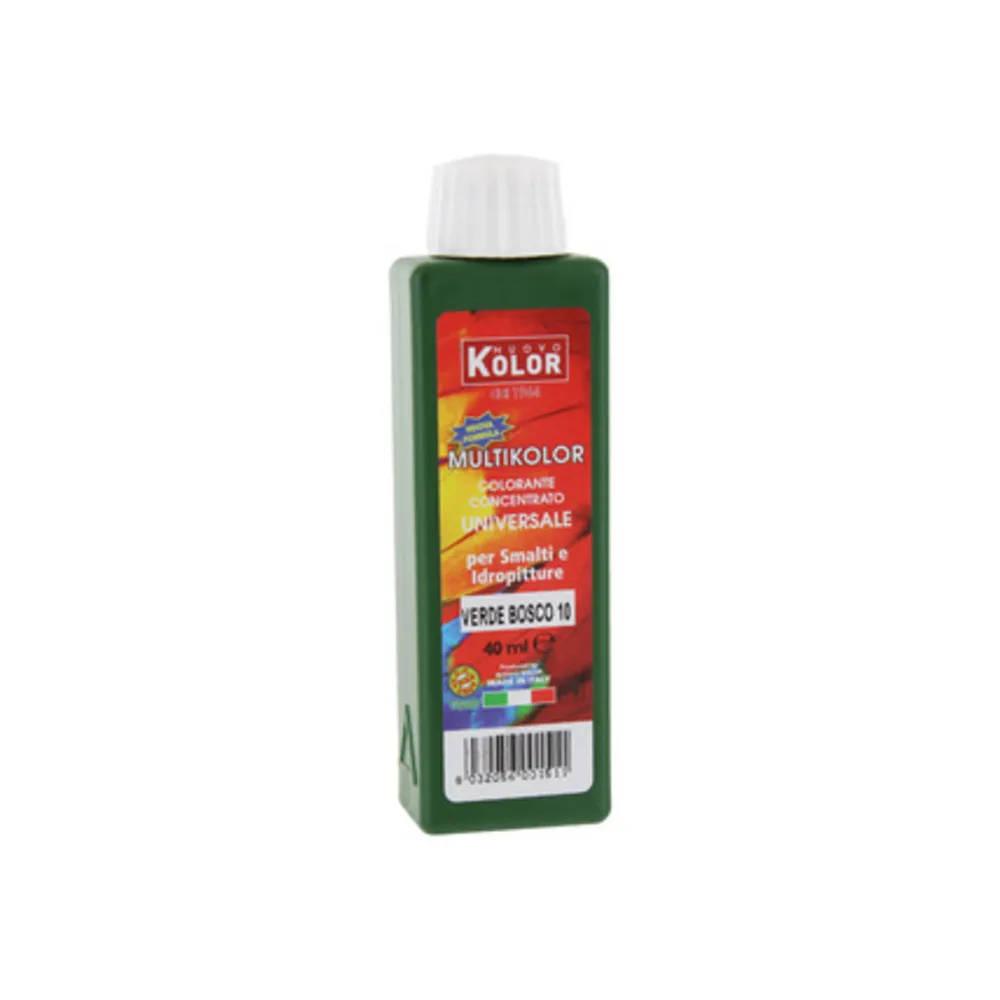 COLORANTE UNIVERSALE 40 ML VERDE BOSCO 10RL (12 COLORANTE UNIVERSALE 40 ML VERDE BOSCO 10RL (12