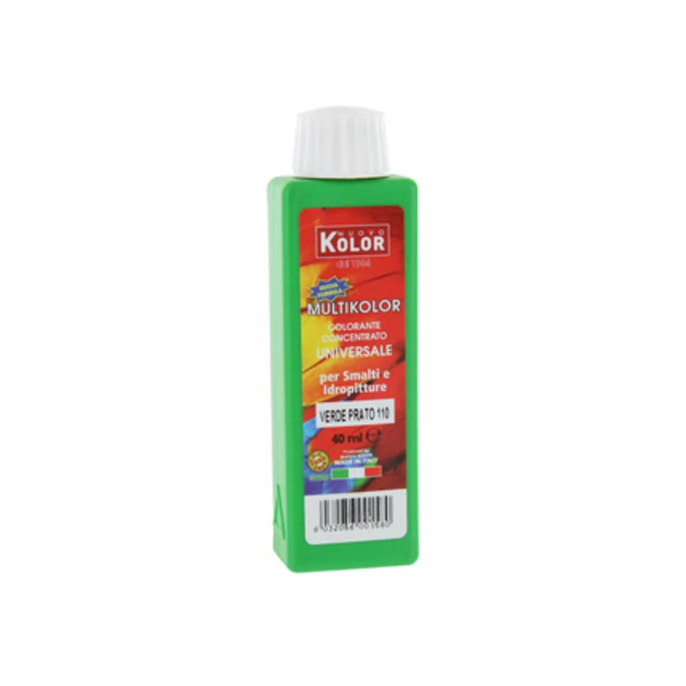COLORANTE UNIVERSALE 40 ML VERDE PRATO 110RL (12 COLORANTE UNIVERSALE 40 ML VERDE PRATO 110RL (12