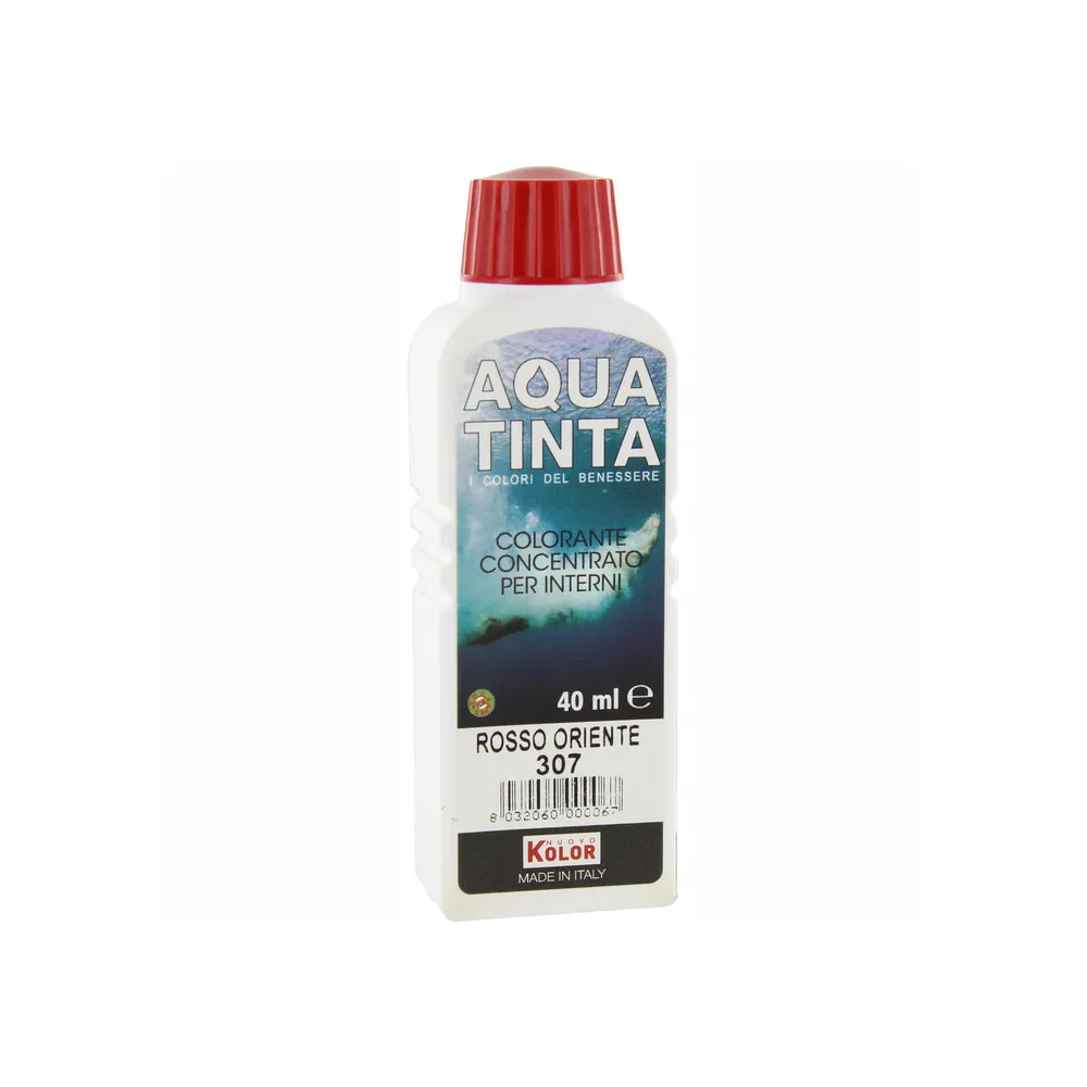 AQUATINTA P/INTERNI 40 ML ROSSO ORIENTE 307 (10 AQUATINTA P/INTERNI 40 ML ROSSO ORIENTE 307 (10