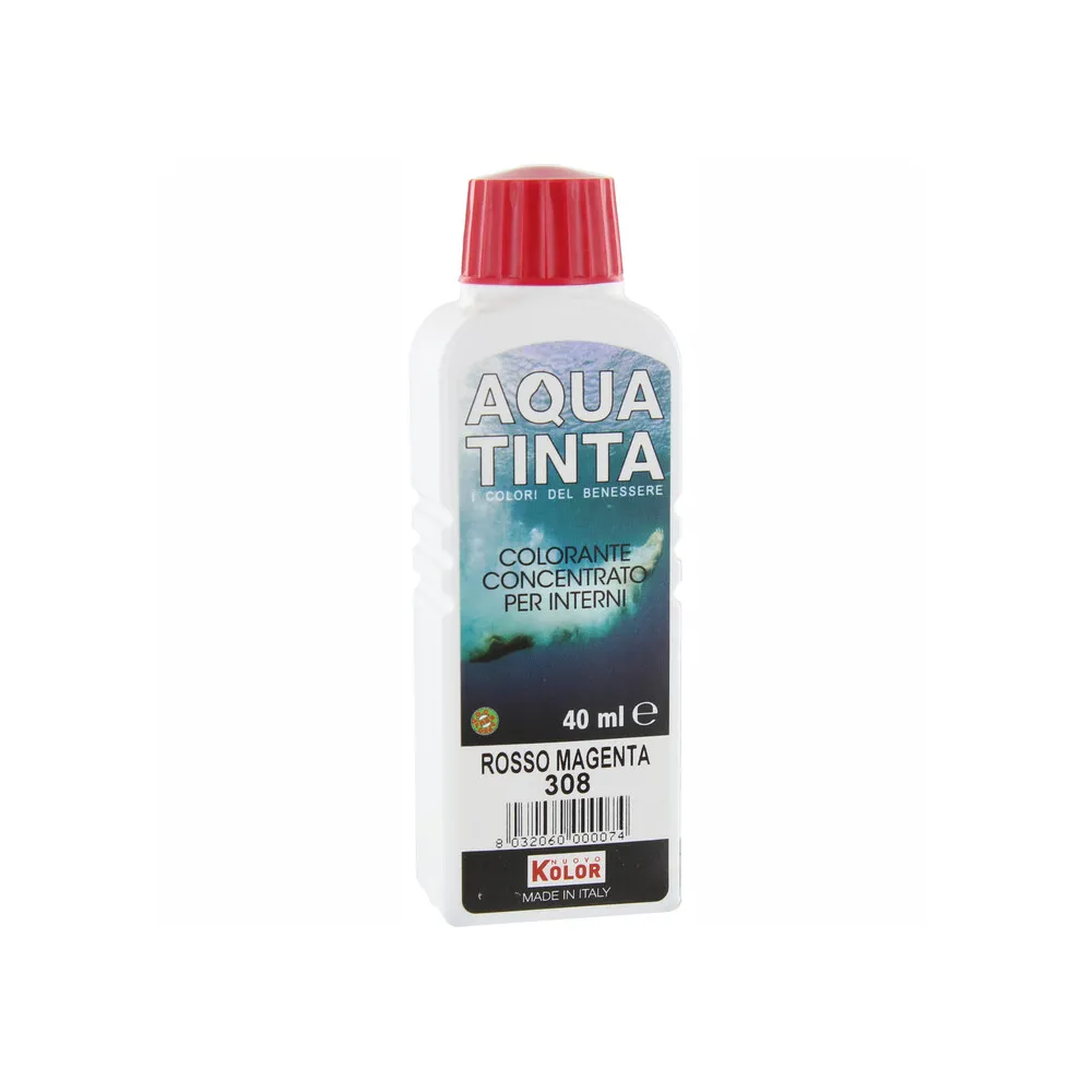 AQUATINTA P/INTERNI 40 ML ROSSO MAGENTA 308 (10