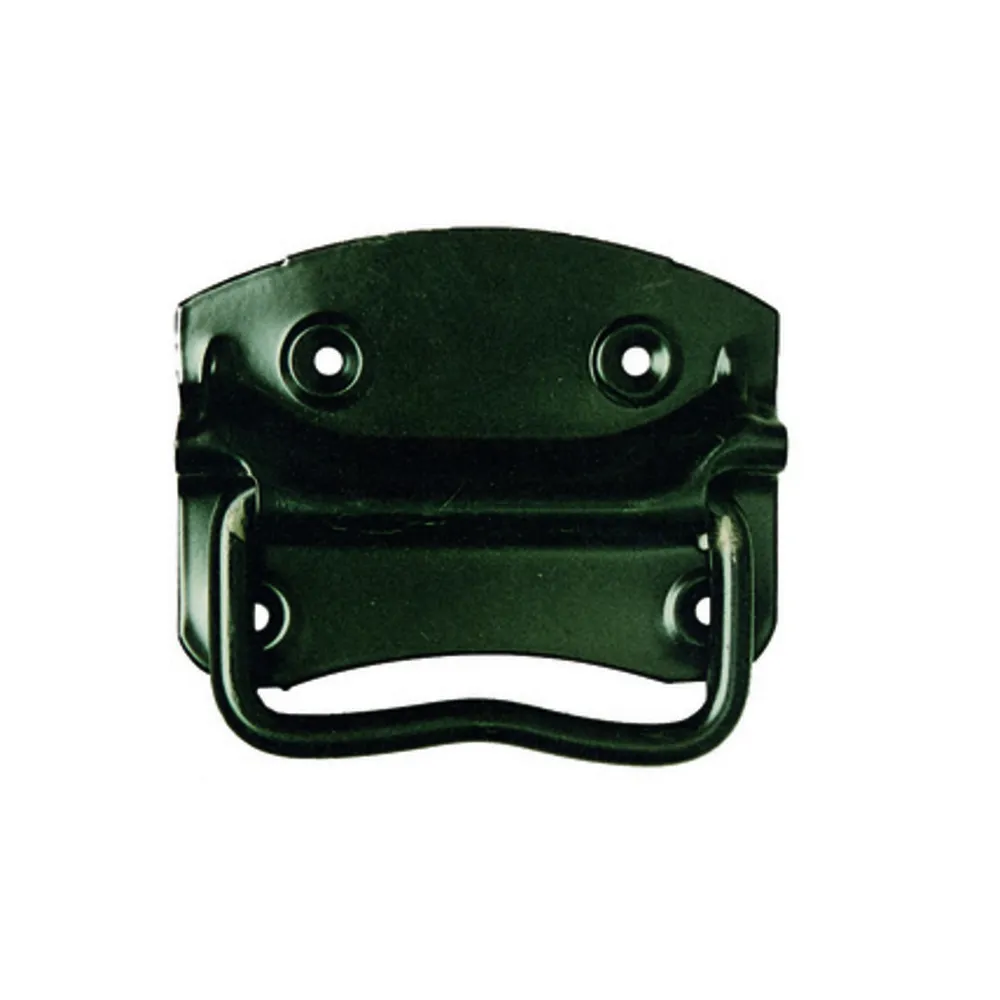 MANIGLIA AMERICANA BAULI 110X85 MM FERRO NERO* (12 MANIGLIA AMERICANA BAULI 110X85 MM FERRO NERO* (12