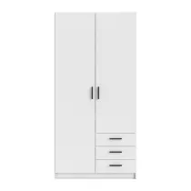 KIT ARMADIO SPRINT 2A+3C 98X50X200 BIANCO