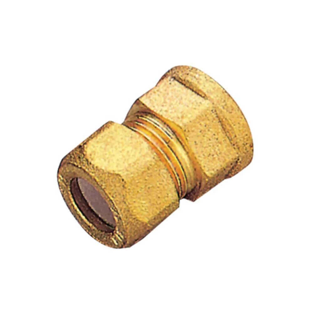 PL RACCORDO OTTONE DIRITTO BICONO F/GAS 12X1/2 PES PL RACCORDO OTTONE DIRITTO BICONO F/GAS 12X1/2 PES
