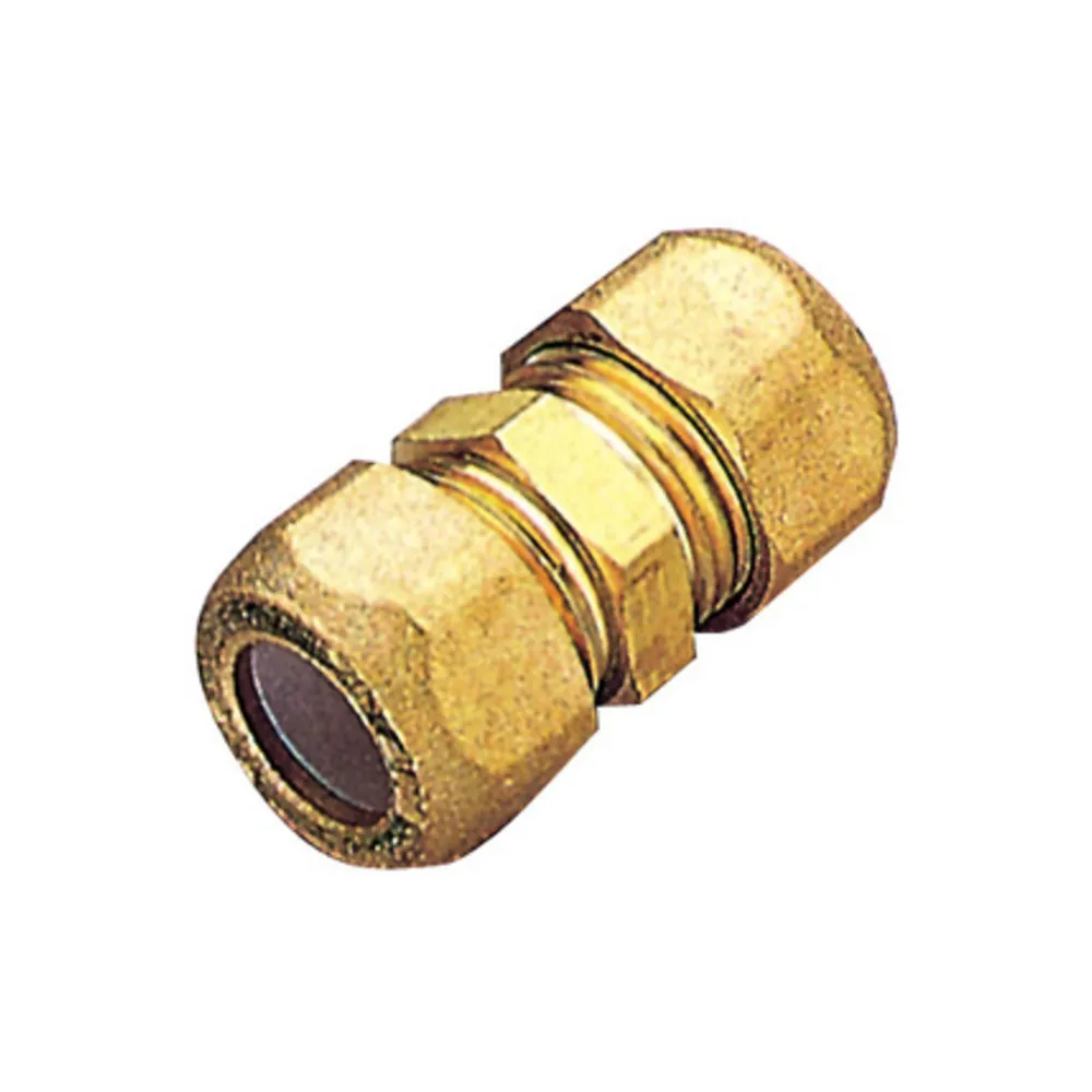 PL RACCORDO OTTONE DIRITTO DOPPIO BICONO 10 PL RACCORDO OTTONE DIRITTO DOPPIO BICONO 10
