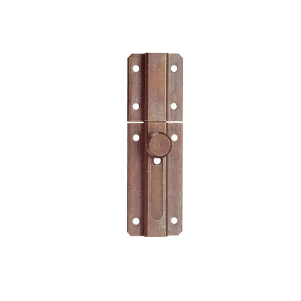 BL CATENACCIOLO ORIZZONTALE FERRO BRONZ 120 MM (6 BL CATENACCIOLO ORIZZONTALE FERRO BRONZ 120 MM (6