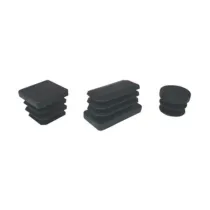 BL PUNTALE ALETTATO 40X40 MM NERO 6 PZ (6