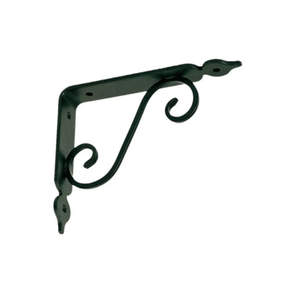REGGIMENSOLA FERRO BATTUTO NERO SAT 230X175 MM (10 REGGIMENSOLA FERRO BATTUTO NERO SAT 230X175 MM (10