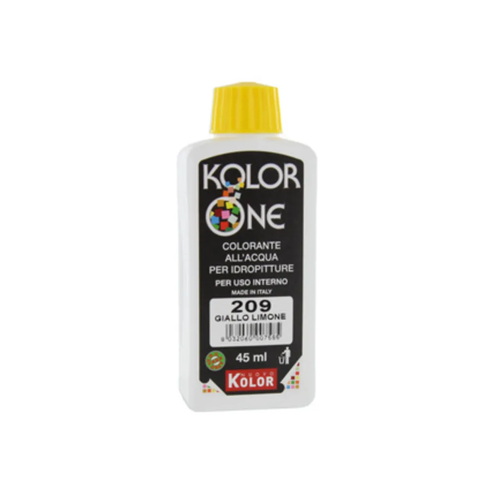 COLORANTE KOLOR ONE 45 ML GIALLO LIMONE 209 (12 COLORANTE KOLOR ONE 45 ML GIALLO LIMONE 209 (12