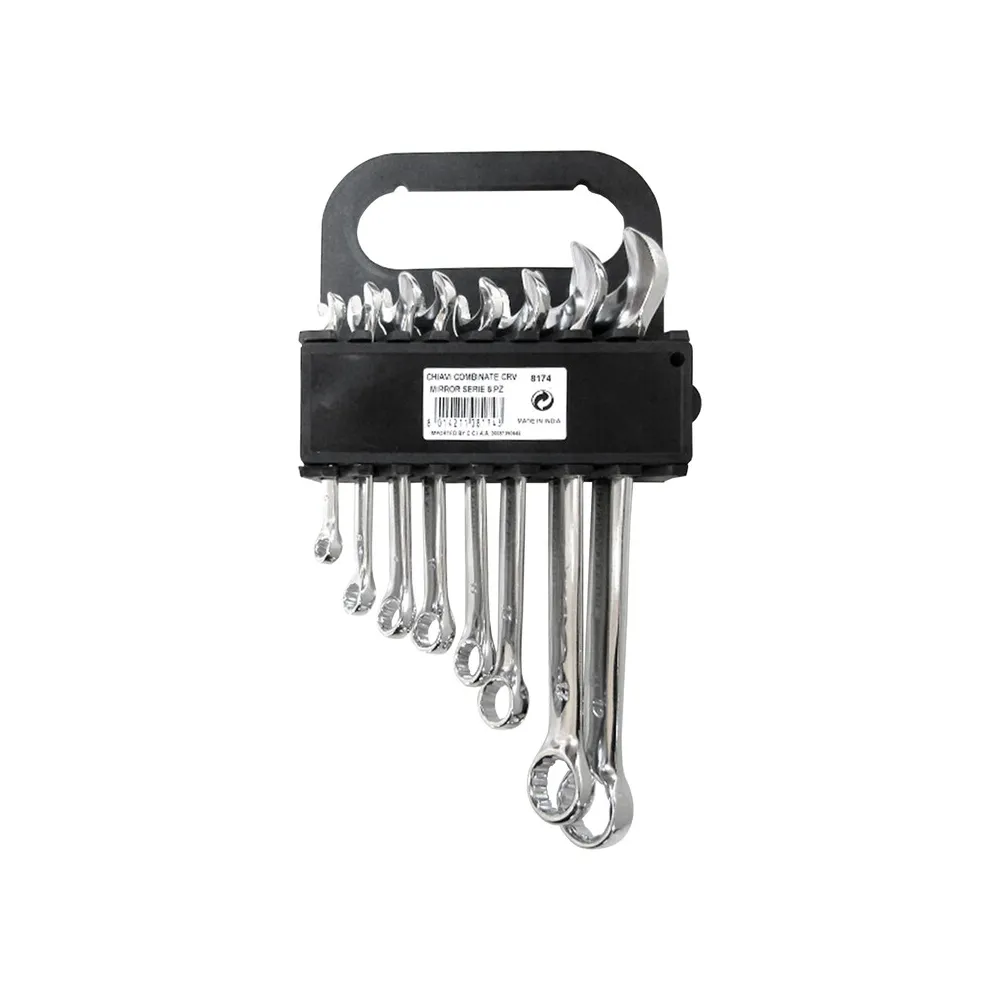 SERIE  8 CHIAVI COMBINATE MIRROR  8/19 MM CR VAN