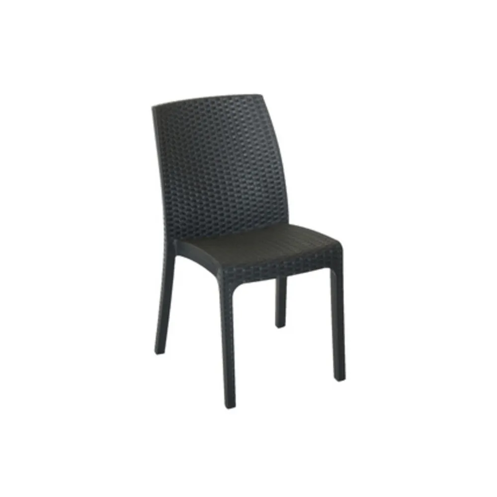 SEDIA RESINA VIRGINIA 47X59XH86 CM ANTRACITE SEDIA RESINA VIRGINIA 47X59XH86 CM ANTRACITE
