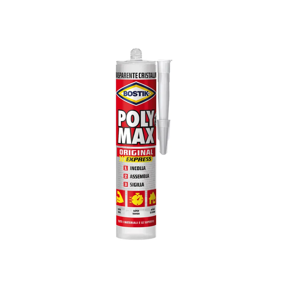 BOSTIK POLYMAX CRISTAL EXPRESS 300 G CARTUCCIA BOSTIK POLYMAX CRISTAL EXPRESS 300 G CARTUCCIA