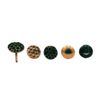 SC BULLETTA TAPPEZZIERE LISCIA OTTONATO 10 MM 50 PZ (5