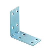 BL PIASTRINA AD ANGOLO 8 FORI 30X2X30 MM 4 PZ* (5