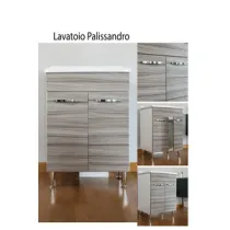 LAVATOIO ANTONELLA 60X50CM C/SIFONE PALISSANDRO