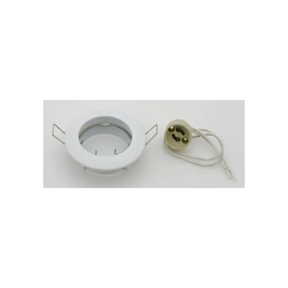 FARETTO INCASSO ORIENTAB P/LED GU10 BIANCO (10