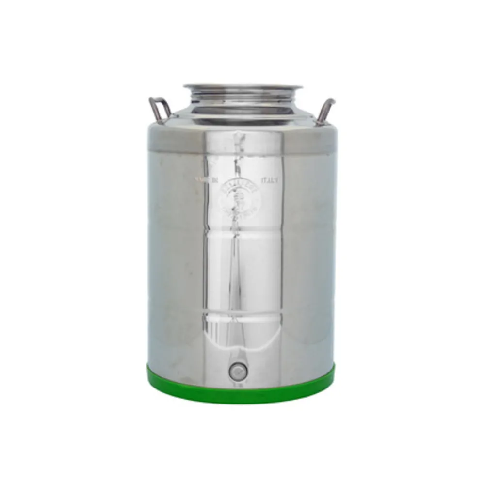 CONTENITORE ACCIAIO INOX P/OLIO 50 L STD